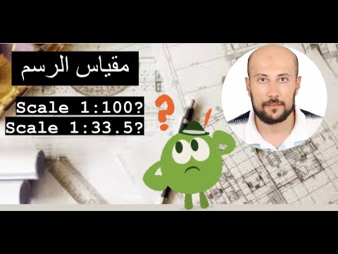 شرح مقياس الرسم مع التوضيح بمثال   