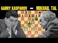 Game or Poetry ? | Garry Kasparov vs. Mikhail Tal, 1989 | Skelleftea World Cup, Round : 7