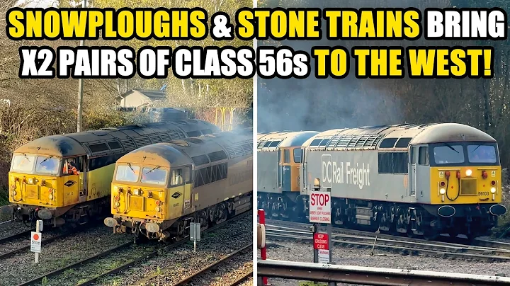 Colas Snowploughs move with 56311 + 56302 + DC Rail Stone at Merehead with 56045 + 56103 & MORE!