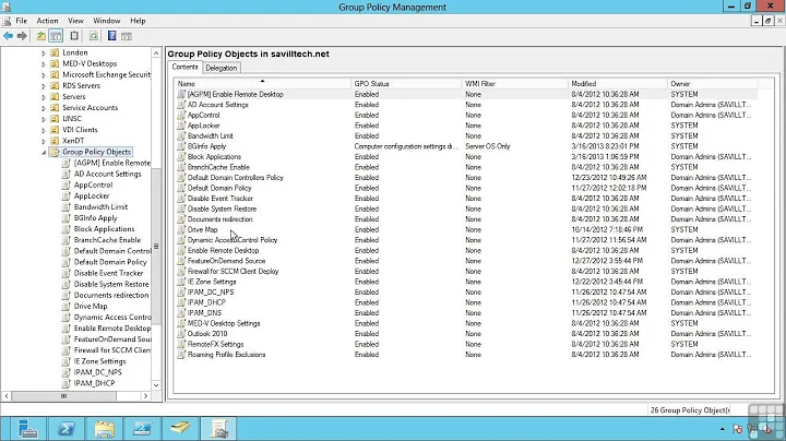 Exporting And Importing GPOs