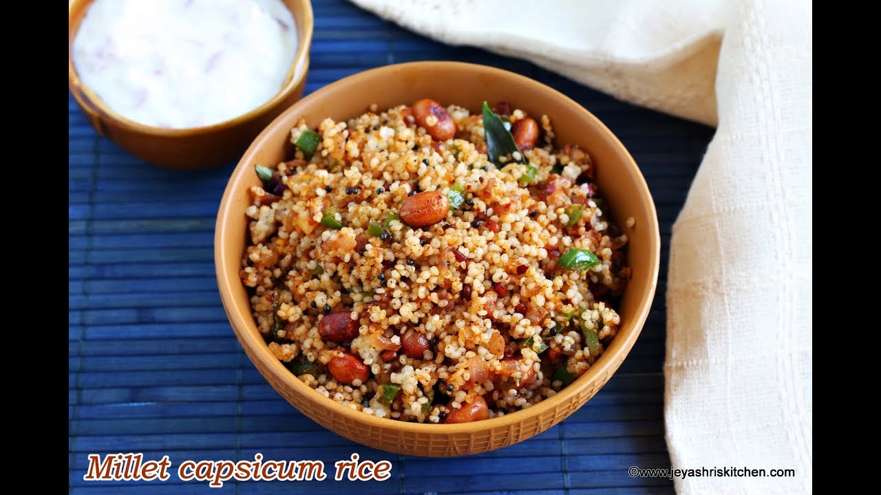 Millet Capsicum podi rice - YouTube