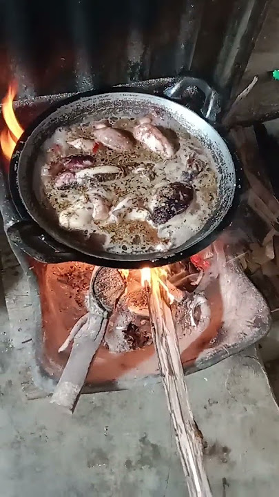 masa cumi pake tungku bikin masakan tambah enak dan masakan jadi ada rasa rasa harum