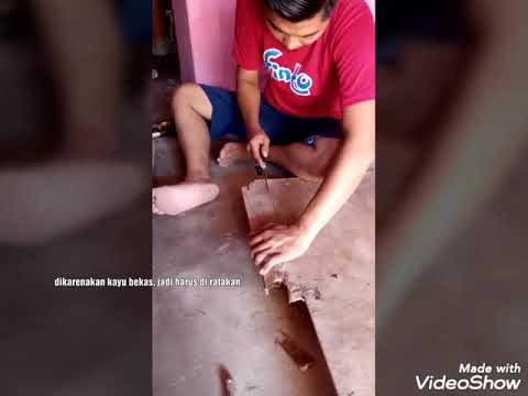 PR membuat meja  dari  kayu bekas  YouTube