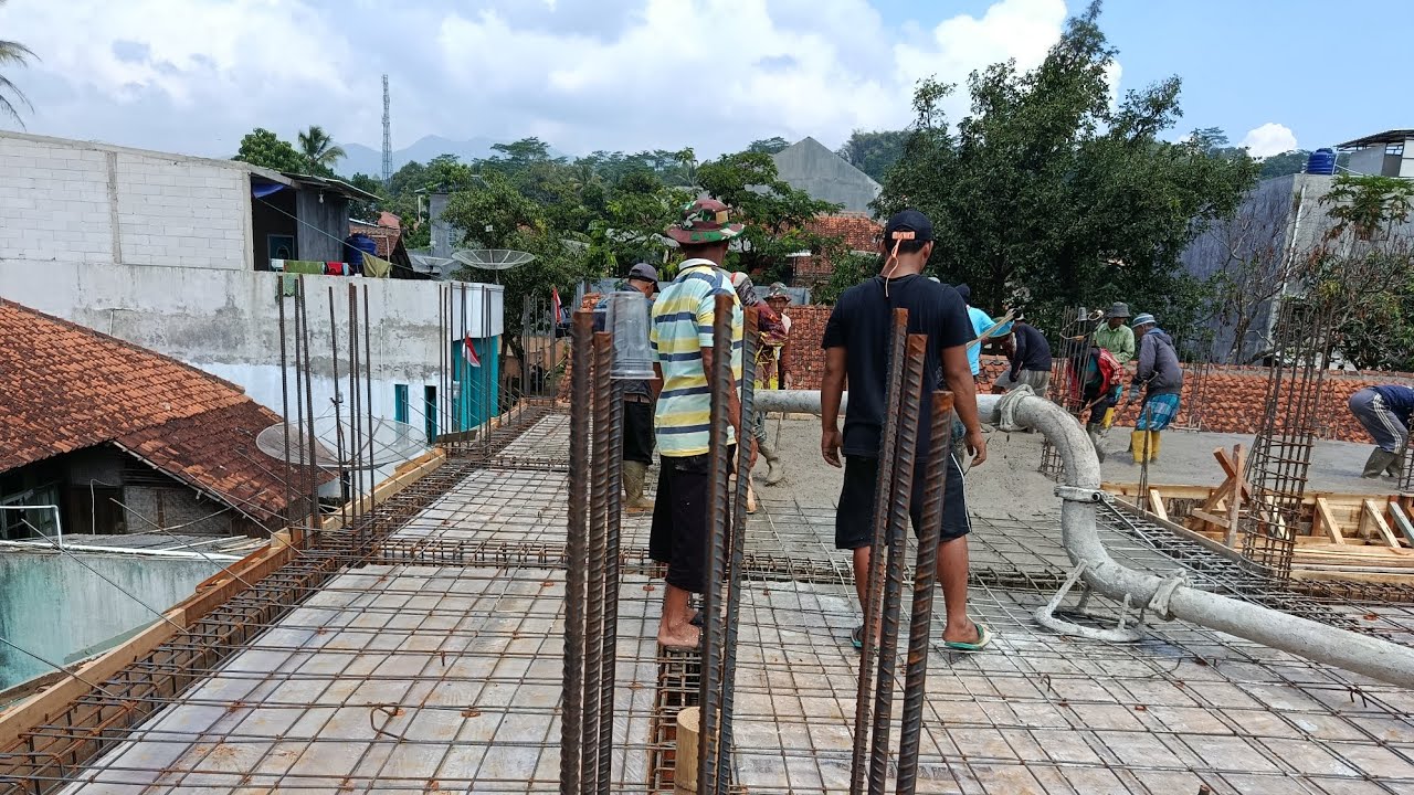 PENGECORAN LANTAI  DUA MASJID ARROUDOH [[PART25]]