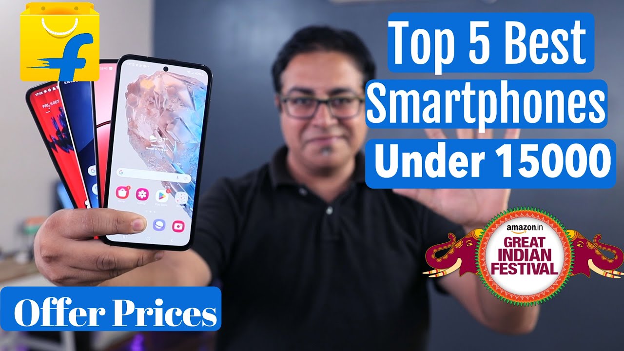 Top 5 Best Phones Under 15000 in October 2024 I Flipkart & Amazon Sale ...