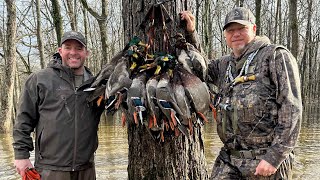 Duck Hunting Before The Big Freeze!! | Limits By 7:30!! | Into The Woods with Rusty Creasey