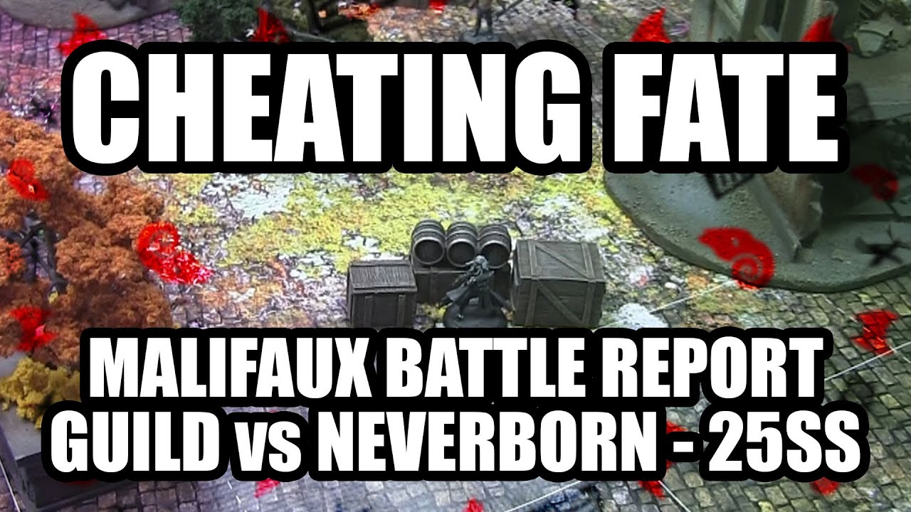 Malifaux 2E Battle Report: 25SS Guild vs Neverborn tabletop simulator