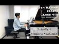 Schubert  moment musicale  75th hksmf 2023  class 415  piano accompaniment  stephen fung 