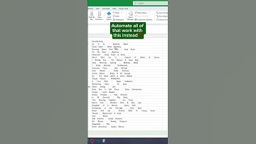 Trim Spaces in Excel‼️ #excel
