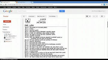 Google Reader basics