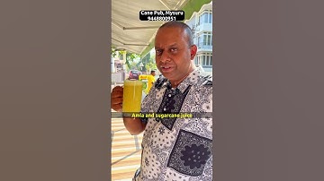 No water No sugar No ice Tasty & healthy Fruits and vegetable juice with Sugarcane - Cane Pub Mysuru
