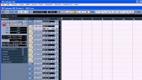 Cubase SX 3 Tutorial - Lesson 01:  General Comments