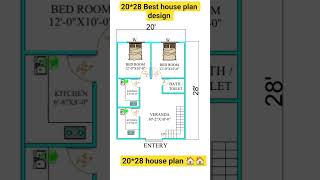 20*28 Best house plan design 20*28 house plan 560 sqtfeeet #houseplan #homeplan #2bhk #home #house