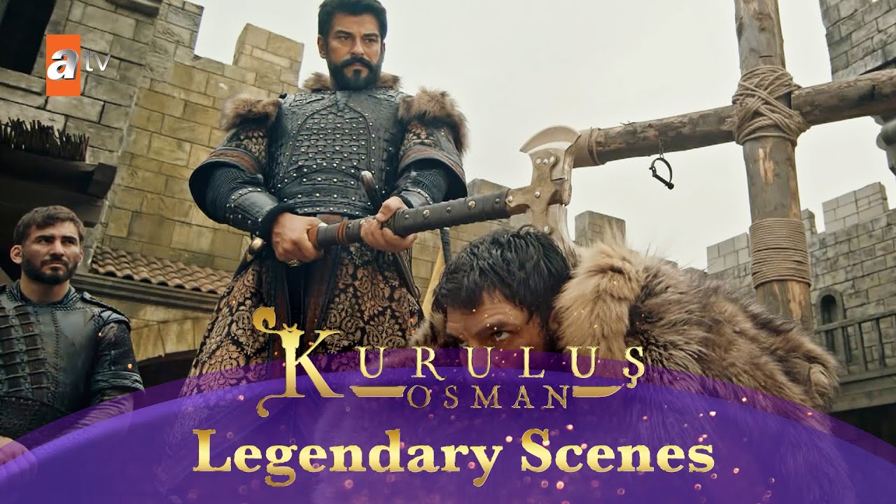 Kurulus Osman Urdu | Legendary Scenes - 565 | Imren Tegin ka anjaam! ⚔️