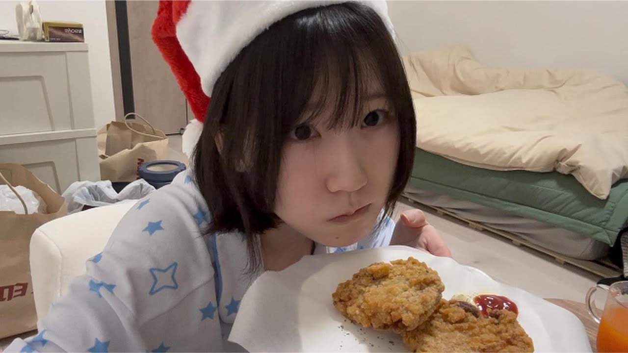 일본에서 홀로 보내는 크리스마스 브이로그 (feat. 감기;;) / 일본 워홀 브이로그