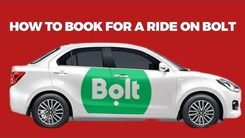 How To Book A Ride On Bolt | How To Use Bolt App