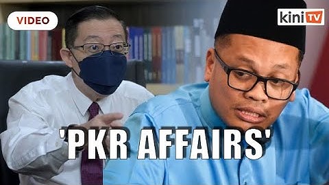 Nik Nazmi: Guan Eng should refrain from commenting on PKR affairs