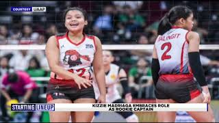 [Alyssa Valdez] Starting Line-up with UE Lady Red Warriors Players