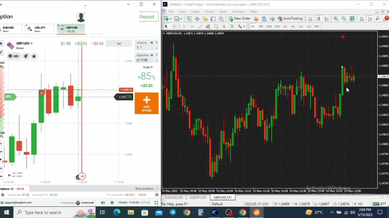 Binary indicator winning signals 90% | Iq option Never loss strategy | Nick Davis script |