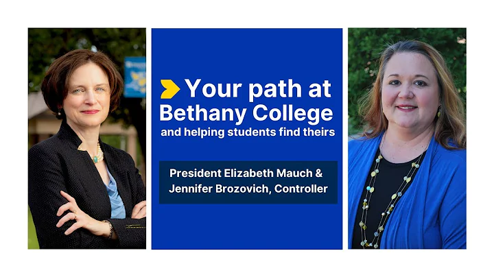 Pres. Mauch and Jennifer Brozovich, Controller
