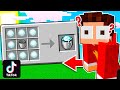 TESTEI os TIKTOKS mais VIRAIS do MINECRAFT (FUNCIONOU!) 😂😱 MINECRAFT TIKTOK #52