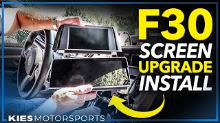 How to install an Upgraded 8.8" Screen in your F30, F32, F3x BMW (BimmerTech’s all new VividScreen!)