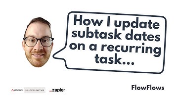 How do I get my subtask dates to update based on my recurring task date in Asana?