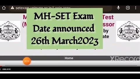 MH-SET Exam date announced 26March2023 I Register yourself I #MHSET #SET #mhset #set2023