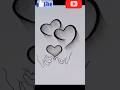 boy and girl love heart shape drawing art ! #shorts! #art! #love!