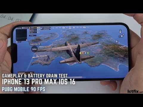 iPhone 13 Pro Max PUBG Mobile Gaming test 90 FPS | IOS 16