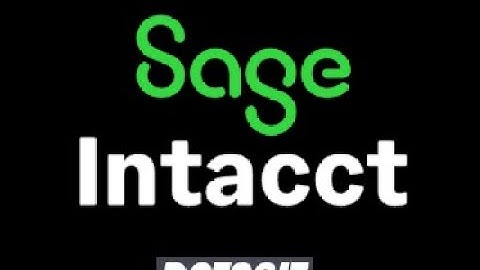 Sage Intacct demo