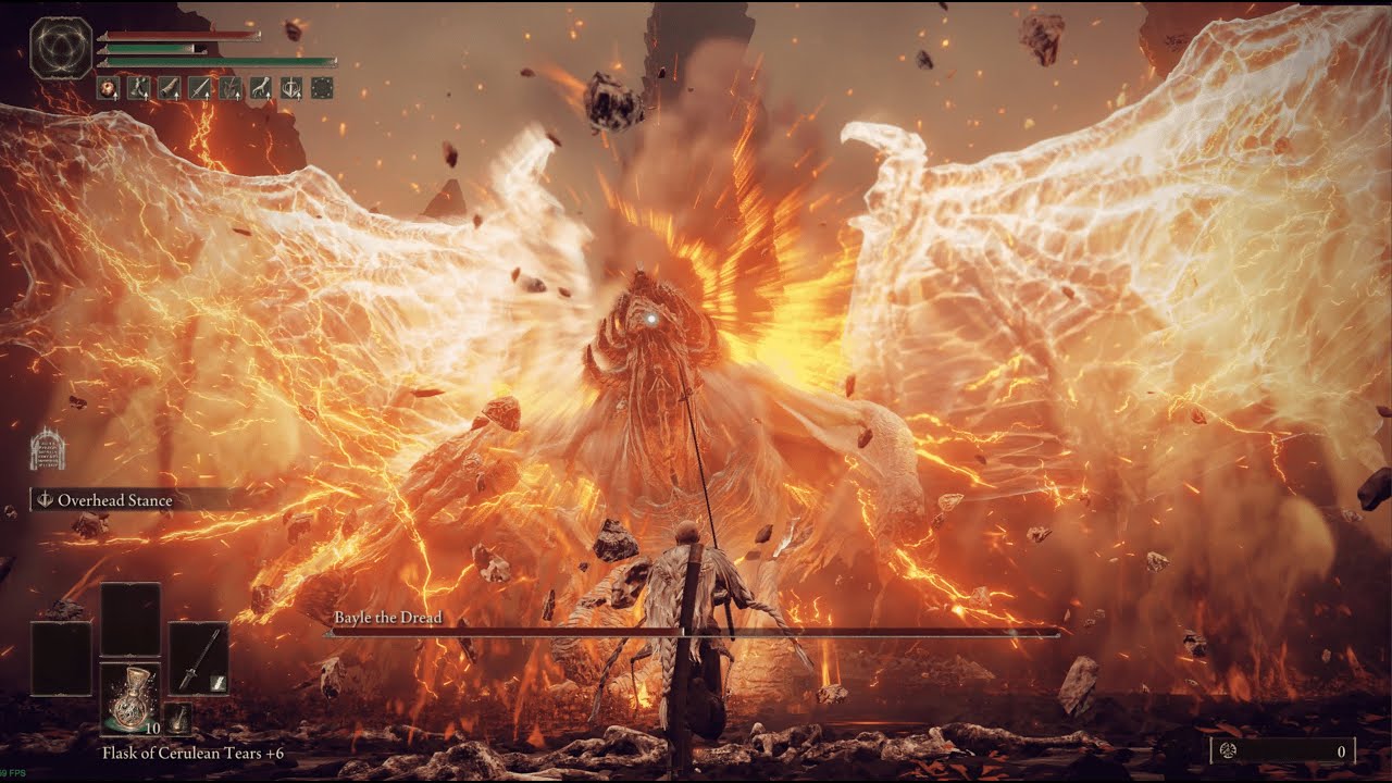 RL1, 0 Scadu Blessing - Bayle The Dread No Hit/Buffs - Elden Ring DLC