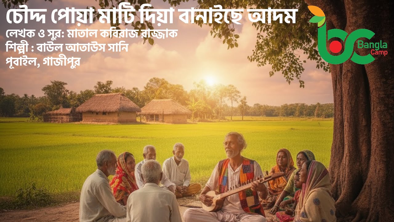 চৌদ্দ পোয়া মাটি দিয়া বানাইছে আদম Adam Was Made With Fourteen 'Poa' (3500 Grams) of Soil