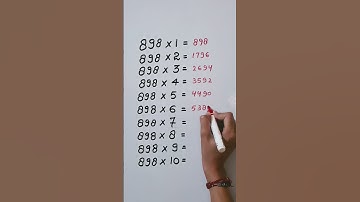 Find mistake in last digit of Table 898..🤔#maths #reasoning #shorts