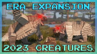 2023 ERA EXPANSION Creatures SHOWCASE | Dinosaur Arcade Roblox