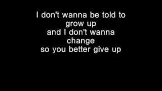 Simple Plan - Grow Up (Lyrics)