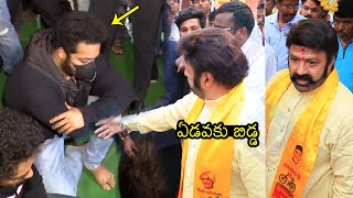 ఏడవకు బిడ్డ😢: Balakrishna & Ntr Emotional Visua At NTR Ghat | NTR Vardanti | Filmylooks