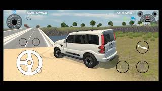 White Scorpio Game 3D Video || Car Simulator Game Video 🚀 screenshot 5