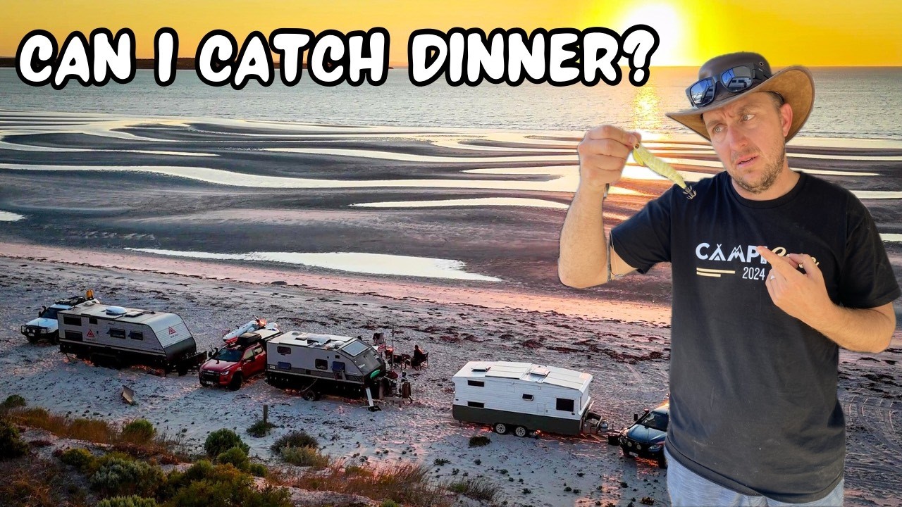 Кемпинг с друзьями просто лучше! - Эпичный улов и приготовление кальмаров - Пляж Перлуби