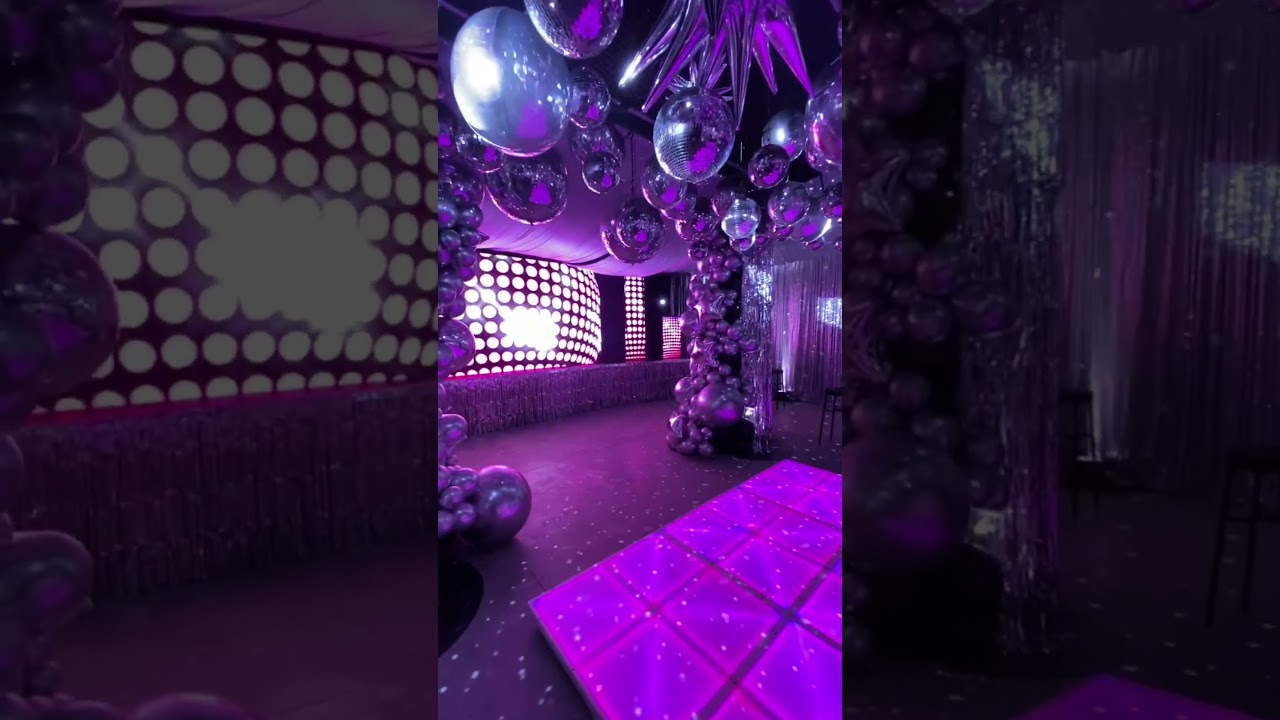 Throwback to our dazzling disco setup! 