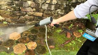超コンパクトな洗浄機。電源も水道も近くに無くて使える!