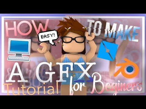 How To Make A Gfx For Beginers Easy With Voice Blender Youtube - cute roblox girl gfx bloxburg profile pictures