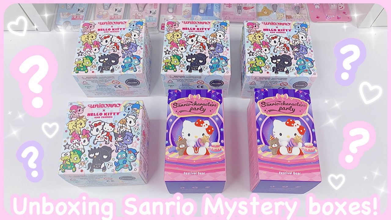 Mystery Monday - Unboxing Kawaii Sanrio TokiDoki Mystery Boxes 