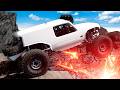 Can I Jump a VOLCANO During a Race?! (BeamNG)