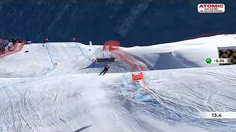 Mikaela Shiffrin 🇺🇸 - St  Moritz women's downhill - the winning run, Dec 9, 2023 #sheskis @atomic