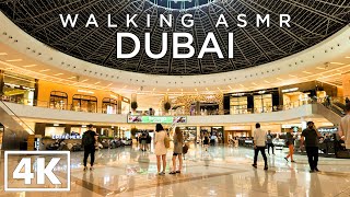 DUBAI [4k] Walking Tour in Dubai Mall Marina - ASMR