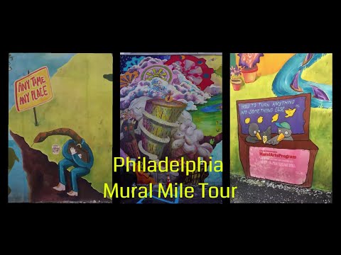 Video: Mural Mile Philadelphia & 039 Adalah Seni Jalanan Yang Terbaik