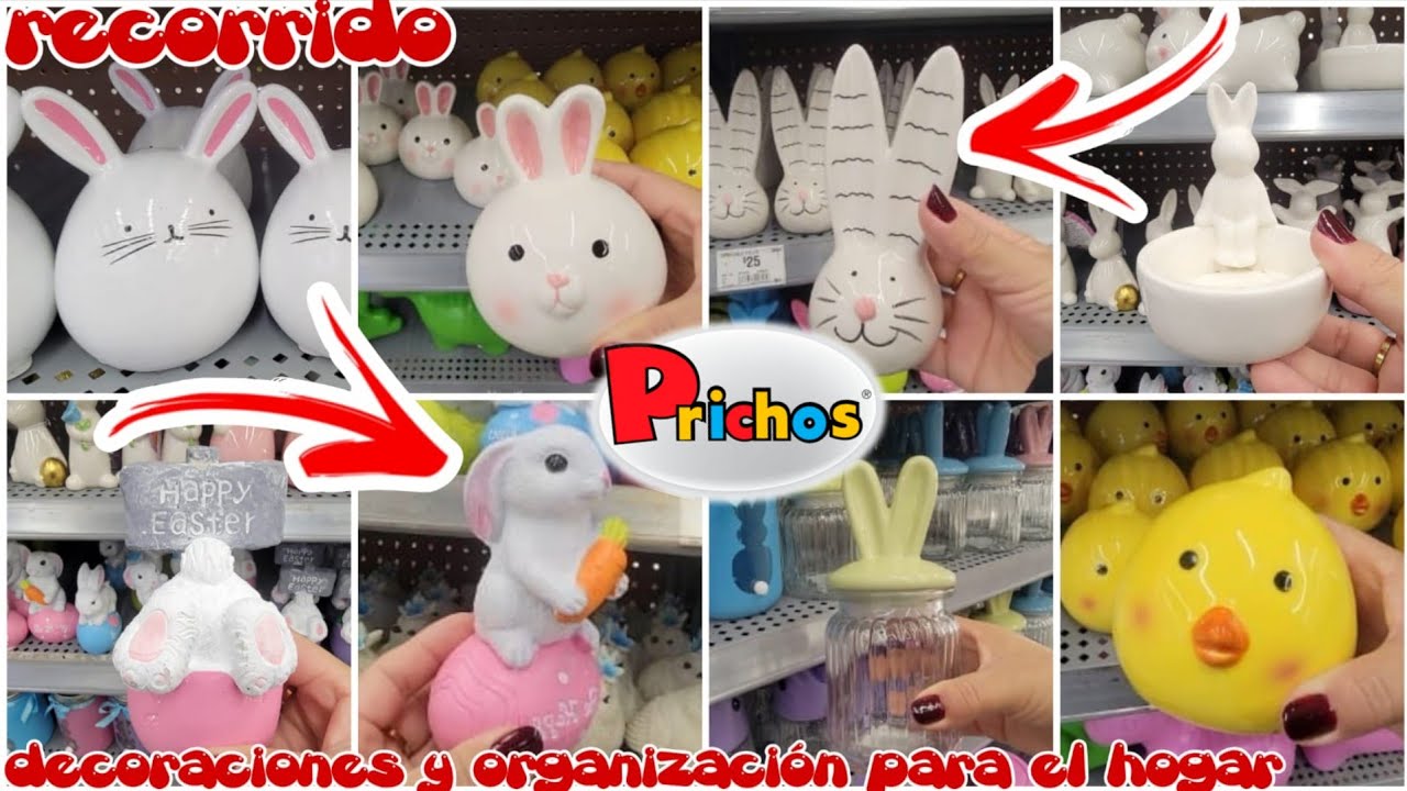 PRICHOS RECORRIDO PASCUA 🐰🌸🥕 DECORACIONES Y ORGANIZACIÓN PARA EL HOGAR 
