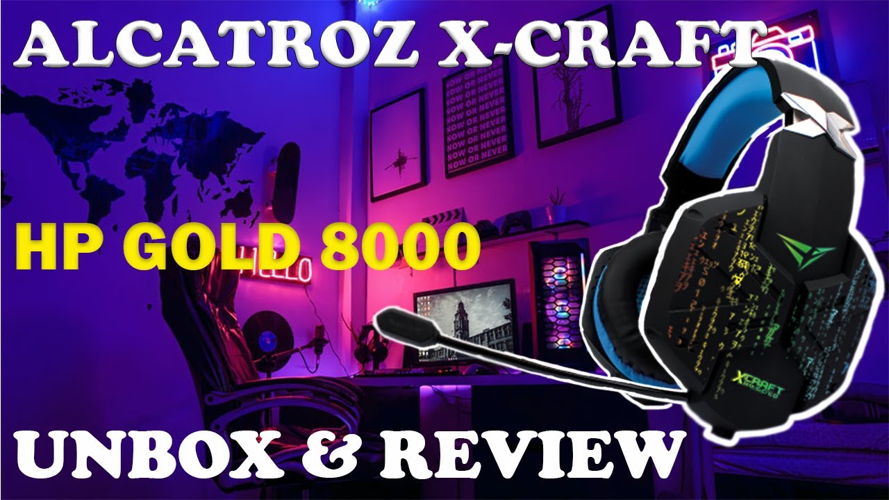 ALCATROZ X CRAFT HP GOLD 8000 UNBOX AND REVIEW IN SINHALA alcatroz 