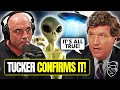 Tucker blows joe rogans mind explains what aliens really are our government speaks with them